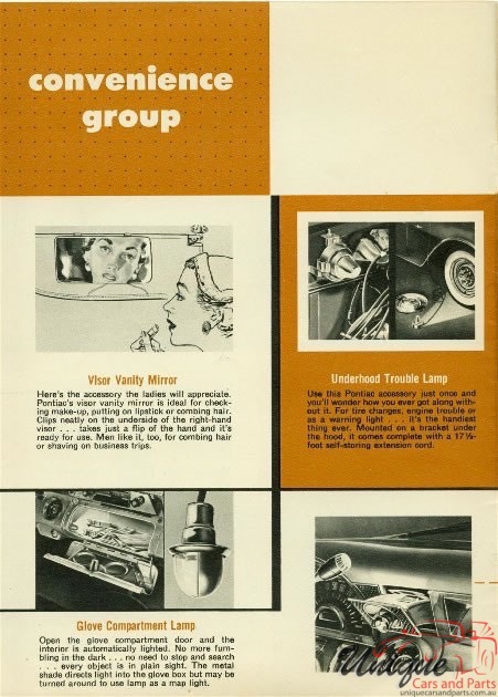 1955 Pontiac Accessories Brochure Page 12